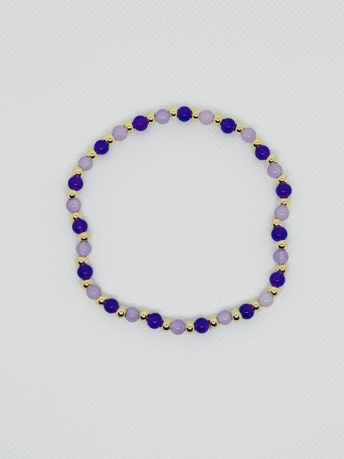 Gold with Glass Beads