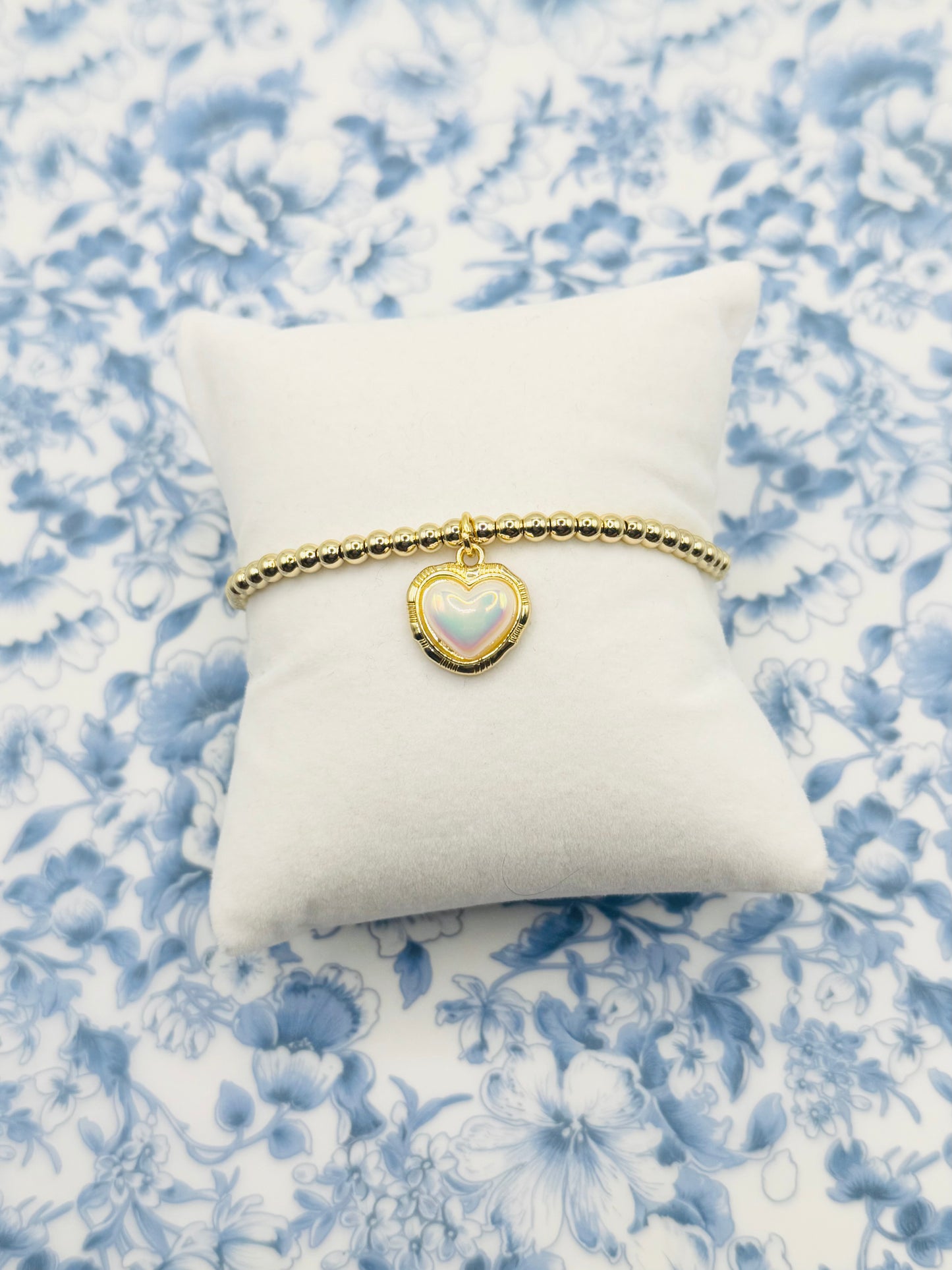 Pearl Crush Gold Beaded Bracelet