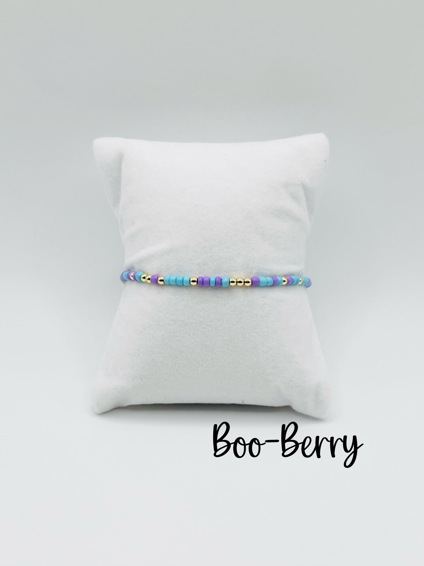 Stackables Beaded Bracelets 3mm Gold + Seed Bead