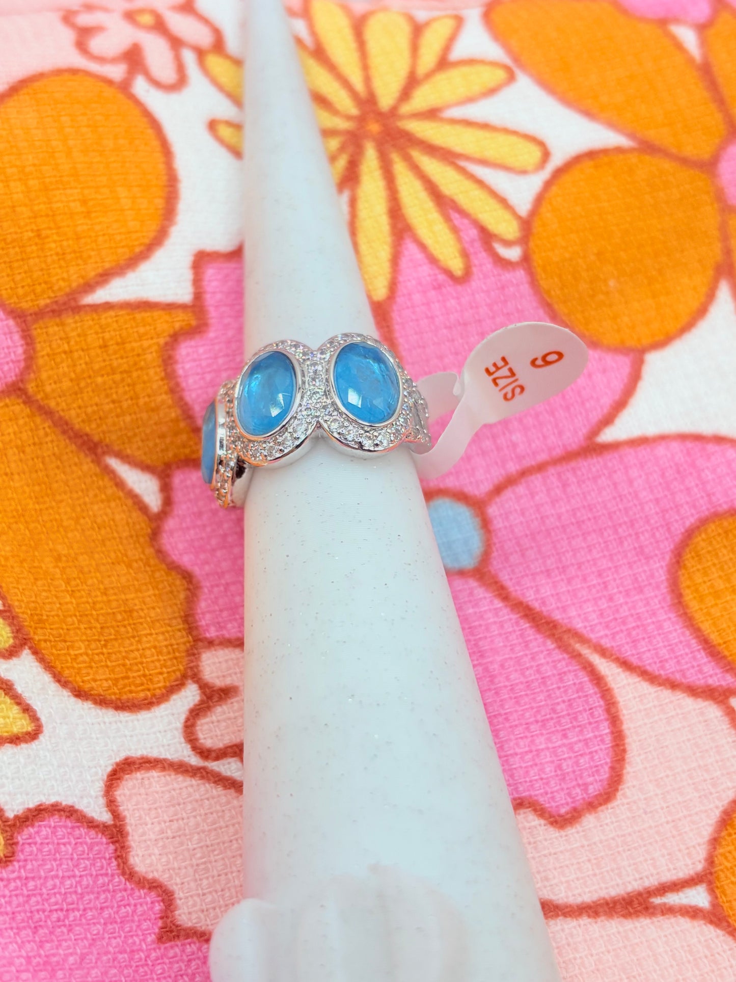 6 - Blue + Rhodium - No bag