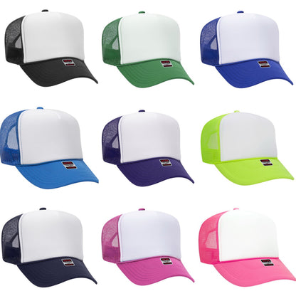 Custom Trucker Hat with Design of Your Choice **PRE-ORDER** White Front Hats ONLY NO PATCHES