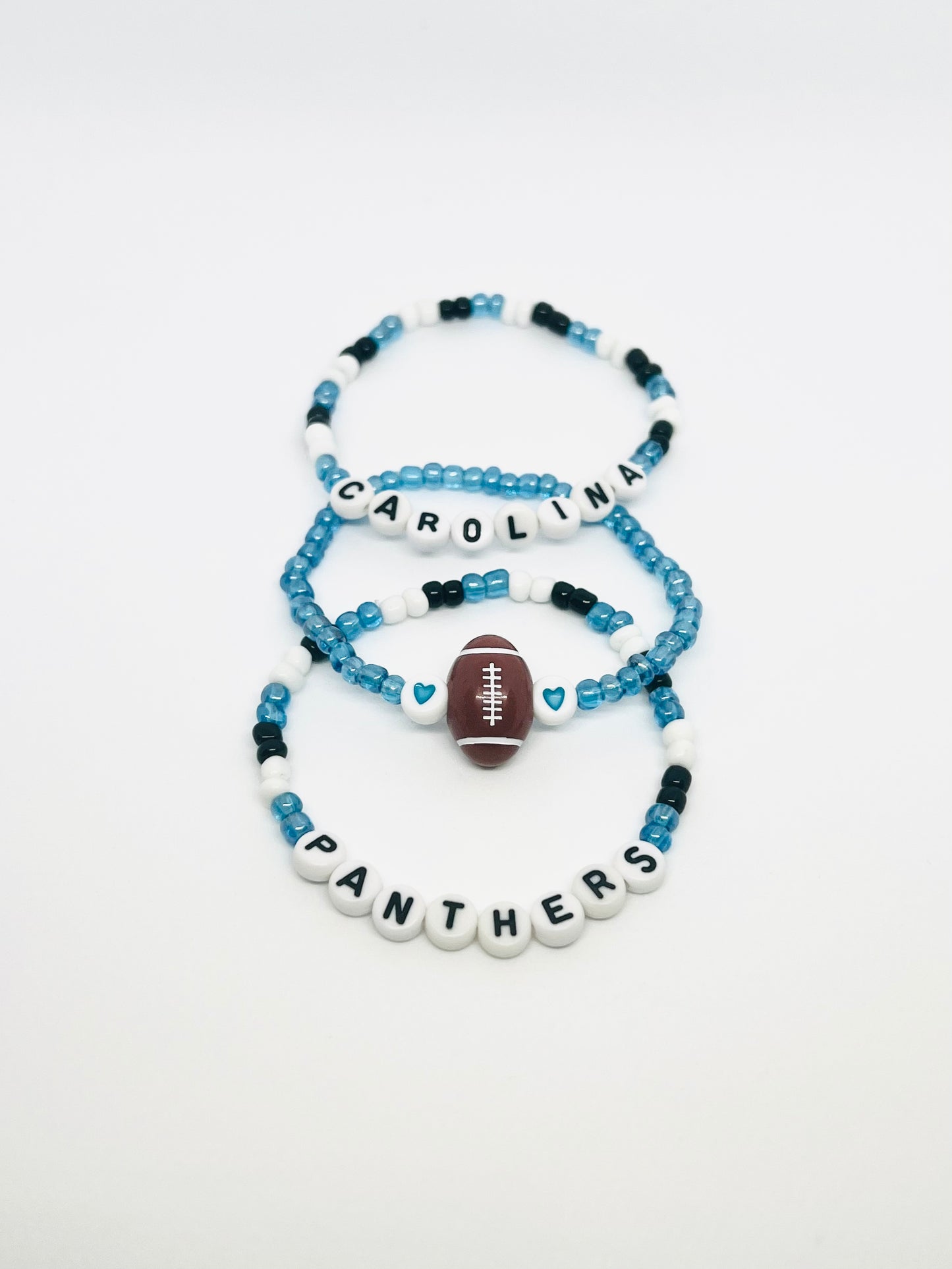 Carolina Panthers Bracelet Set