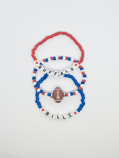 Buffalo Bills Bracelet Set