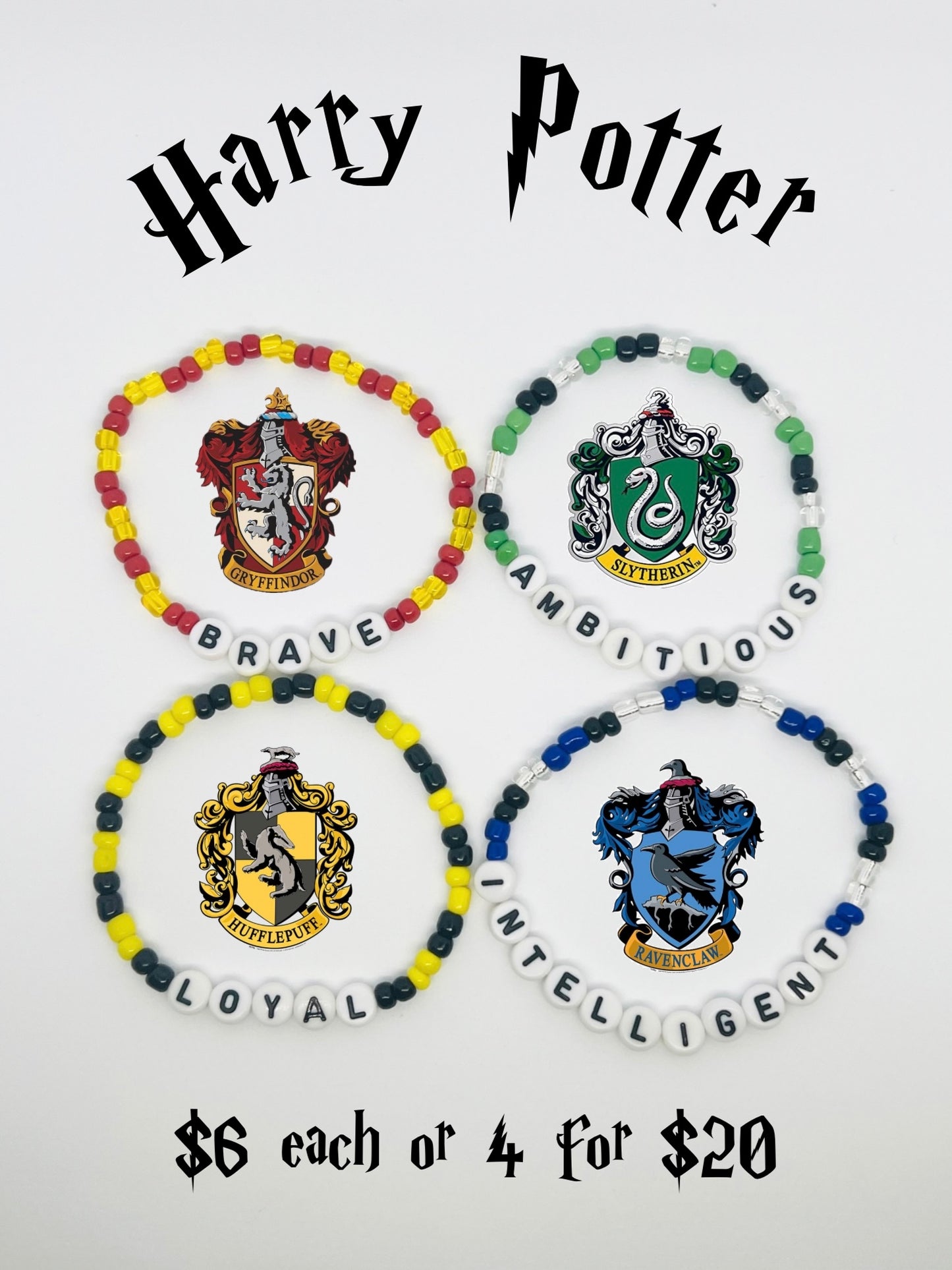 Hogwarts House Set of 4