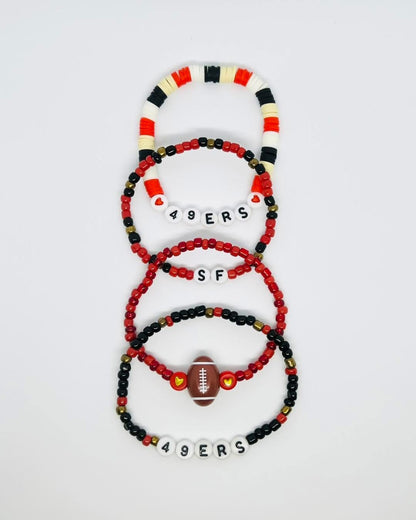 Sport Team Beaded Bracelet Sets
