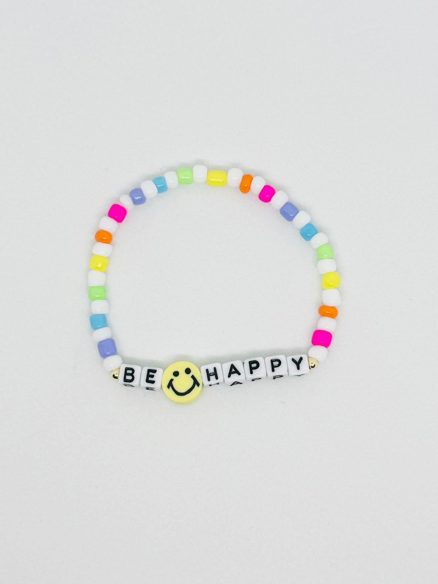 Be Happy Beaded Bracelet