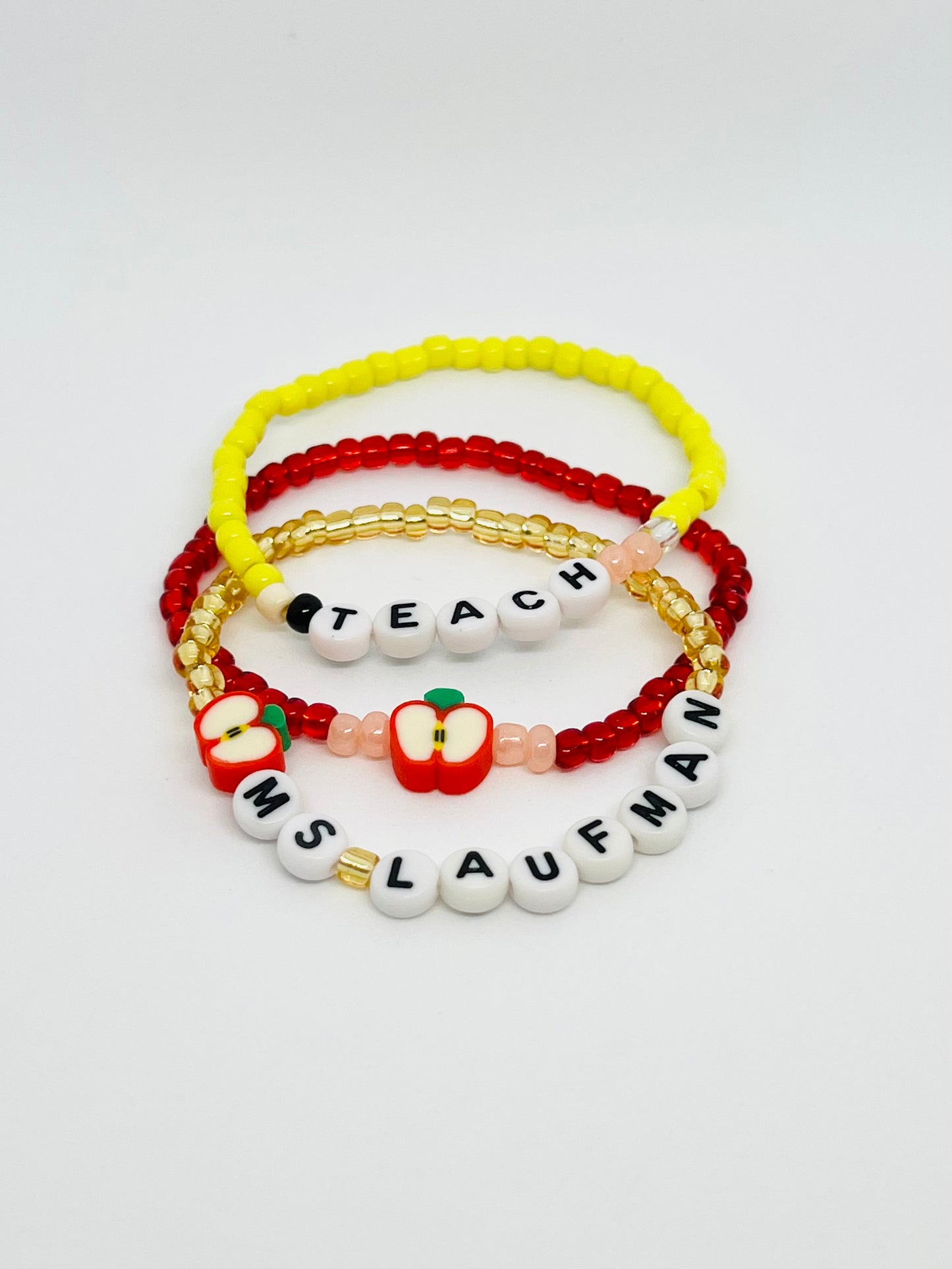 Teacher Bracelet Set of 3