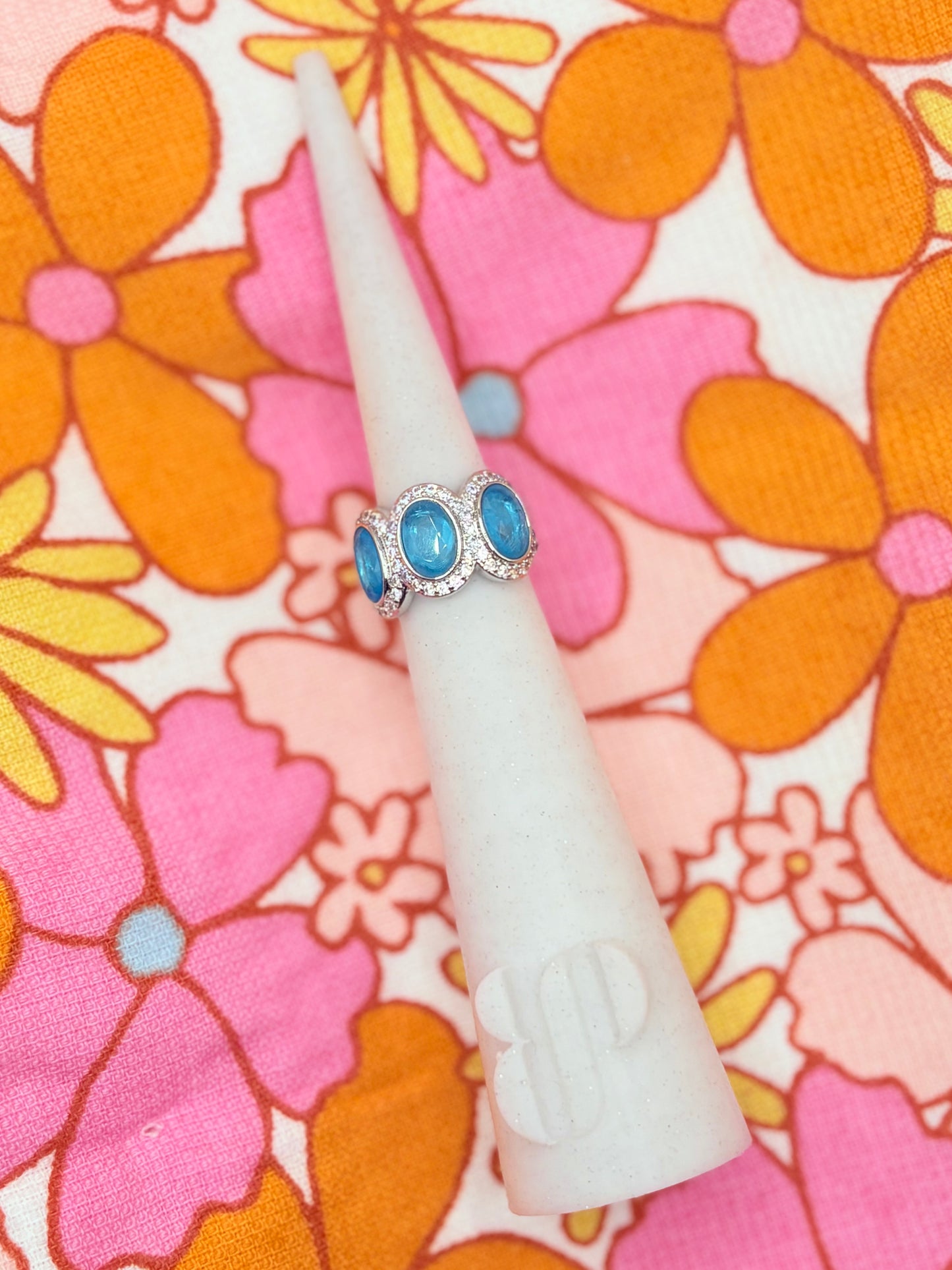 6 - Blue + Rhodium - No bag