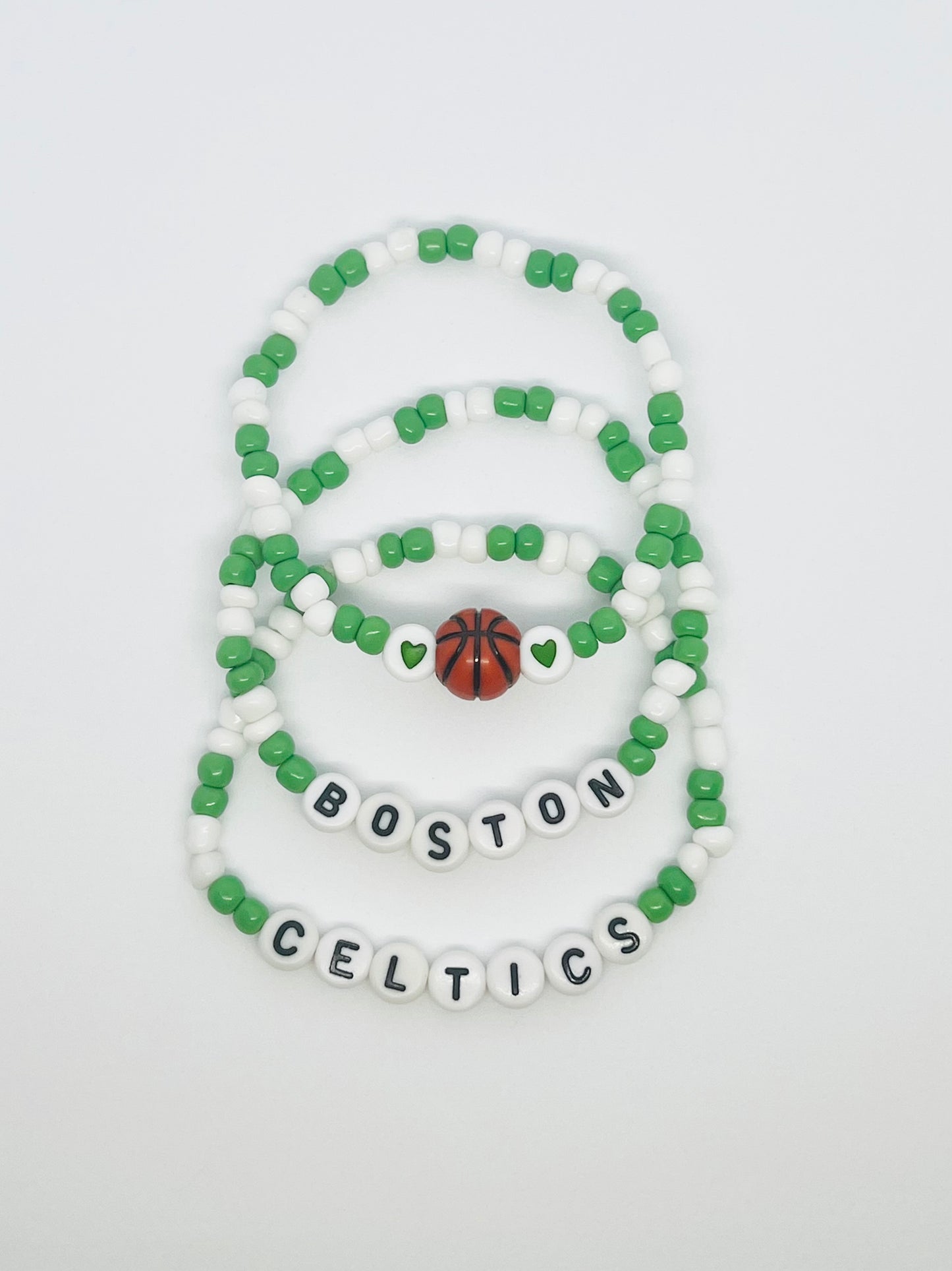 Boston Celtics Inspired Bracelet Set