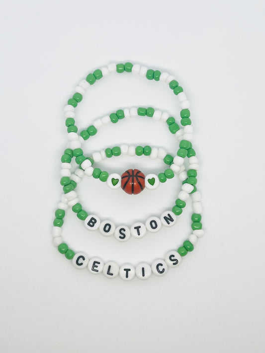 Boston Celtics Inspired Bracelet Set