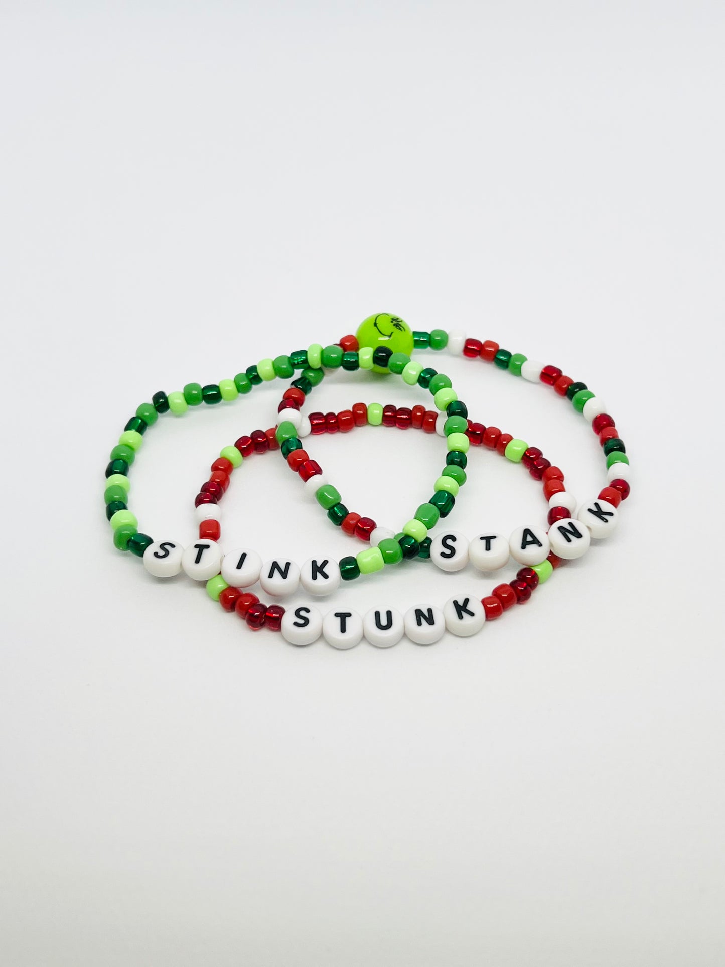 Green Guy G R I N C H Bracelets