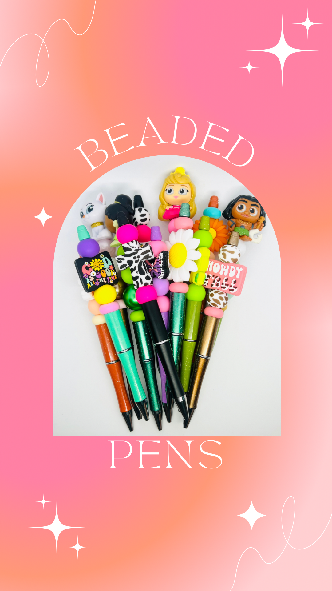 Pens Beaded