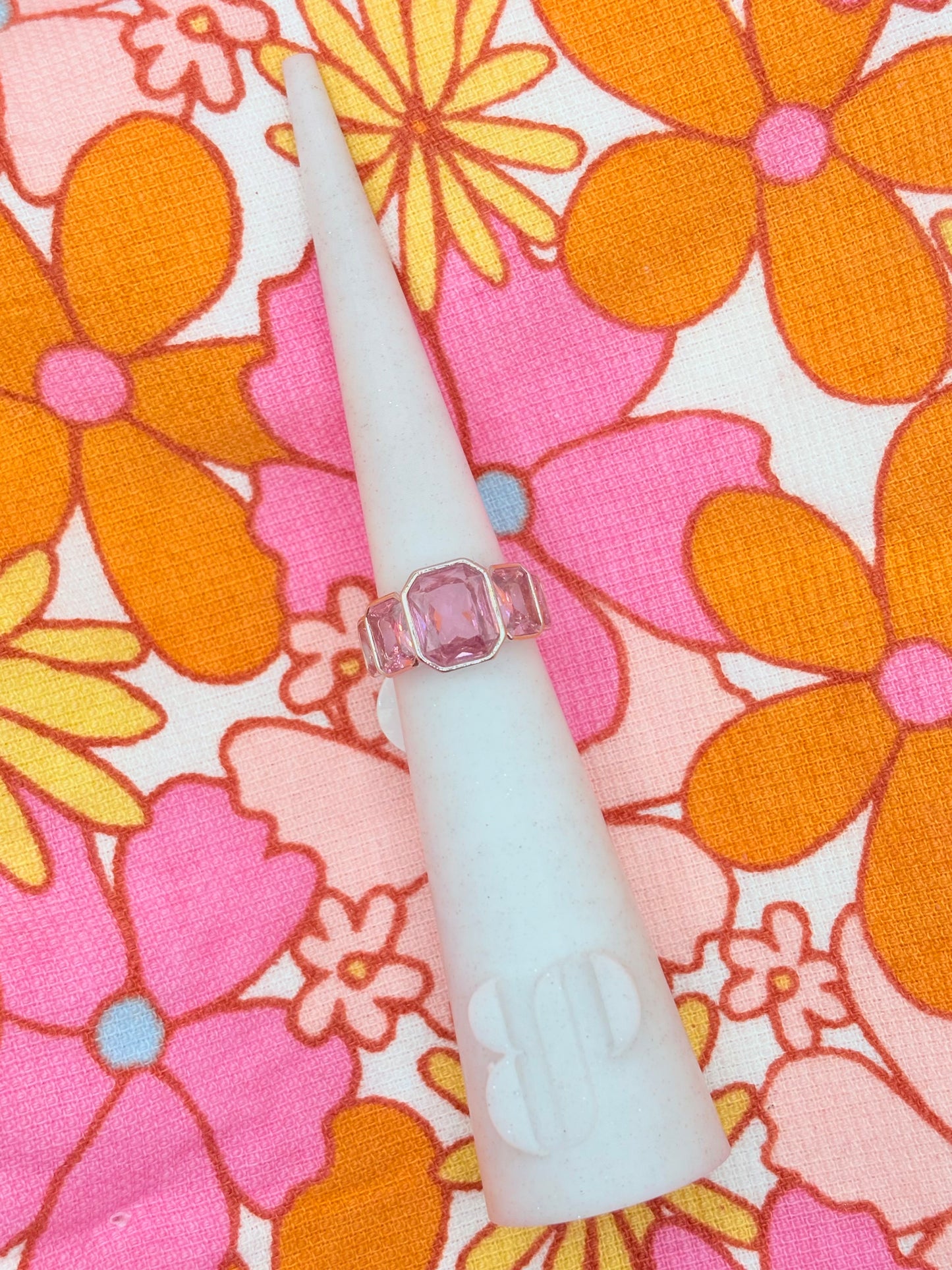 7- Pink + Rhodium - No Bag