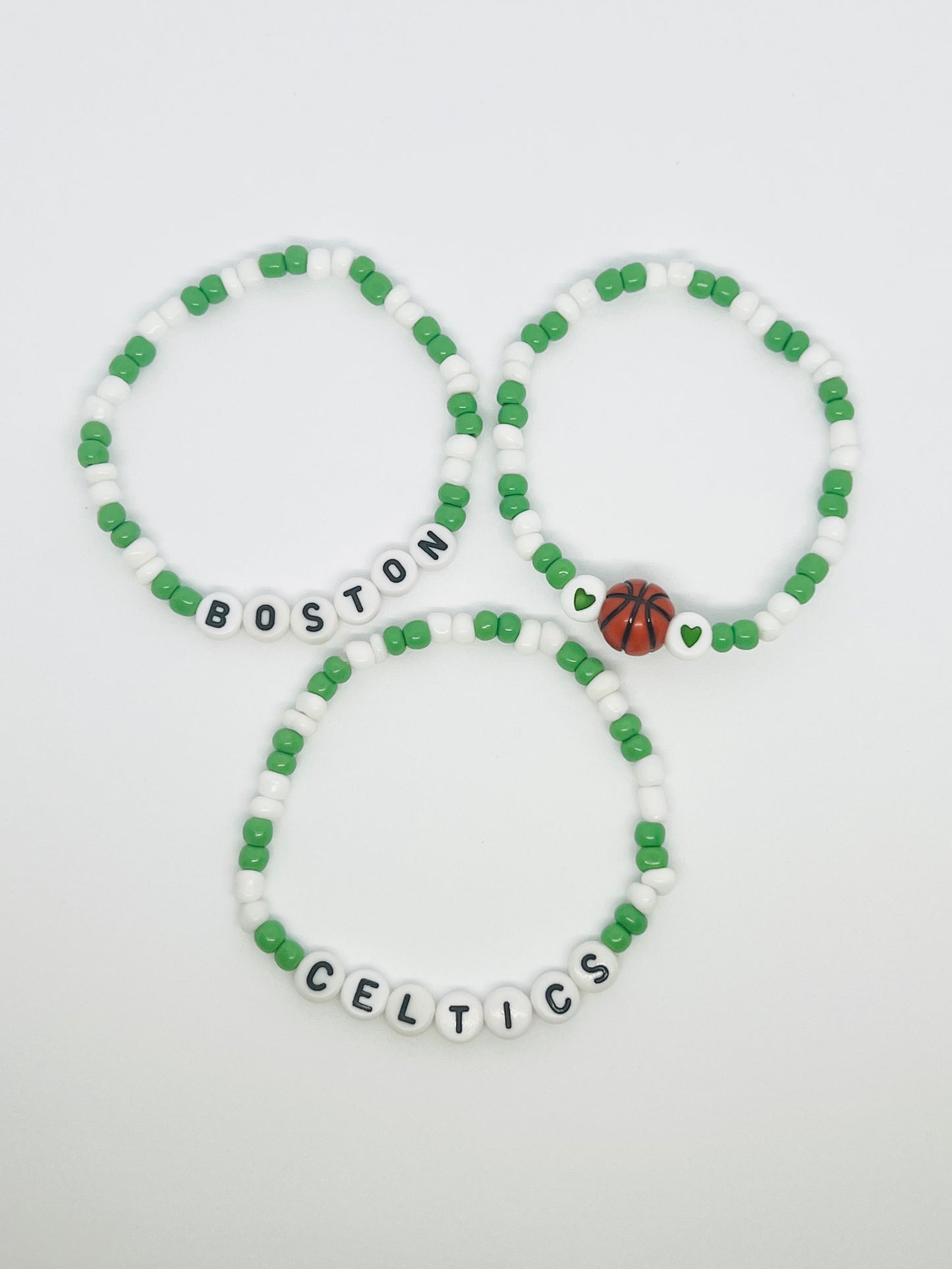 Boston Celtics Inspired Bracelet Set