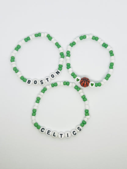 Boston Celtics Inspired Bracelet Set