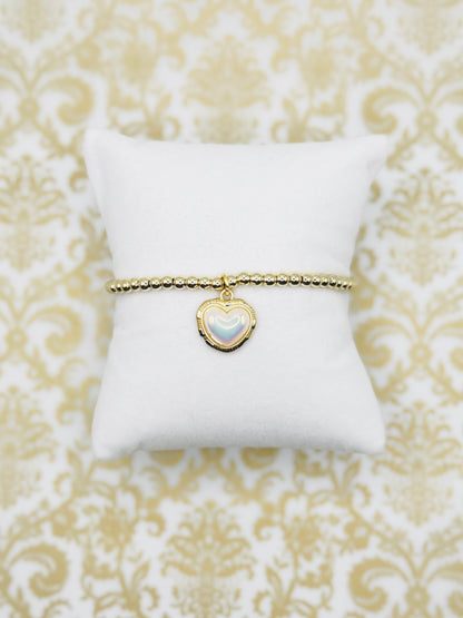 Pearl Crush Gold Beaded Bracelet