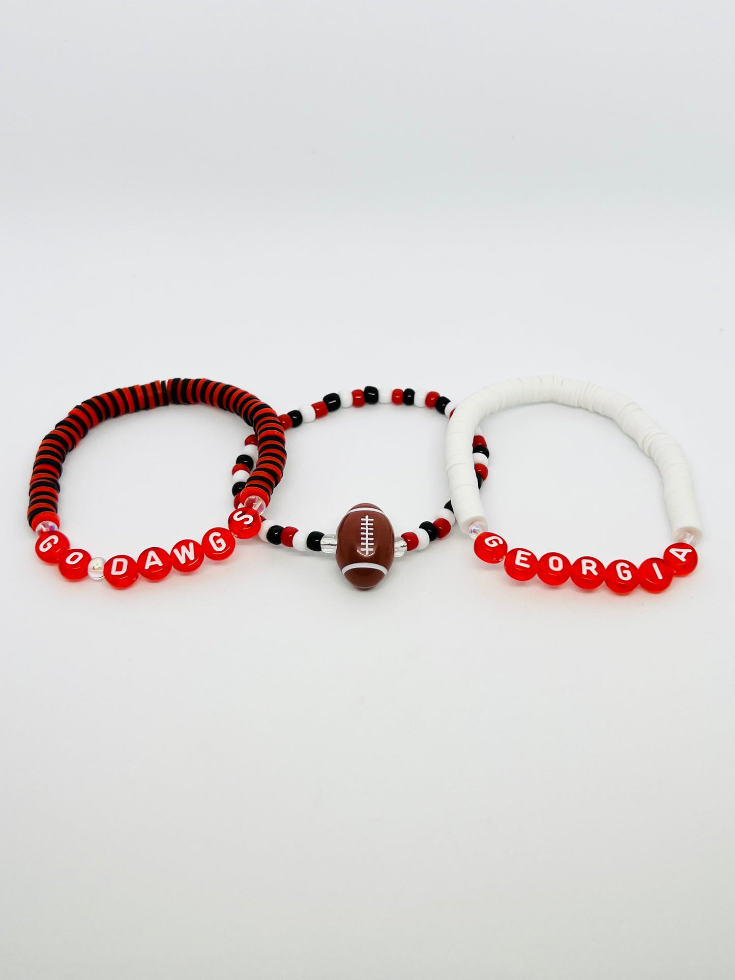 Georgia Go Dawgs Bracelet Set