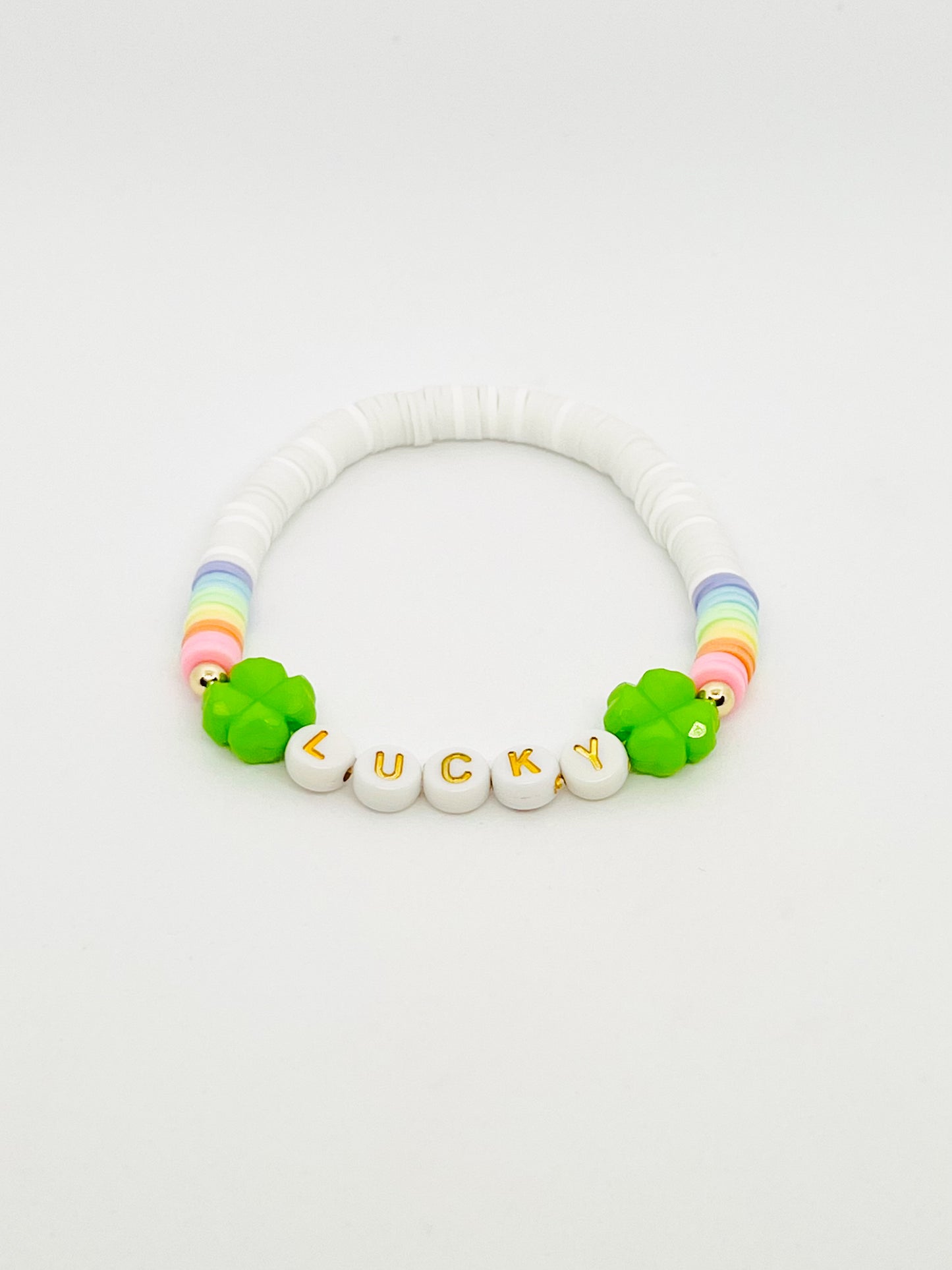 Lucky Rainbow Beaded Bracelet