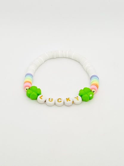 Lucky Rainbow Beaded Bracelet