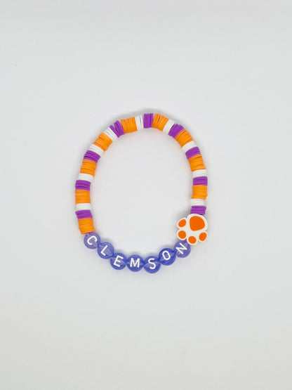 Clemson Single Bracelet