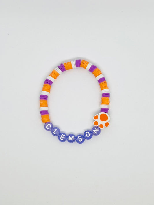 Clemson Single Bracelet