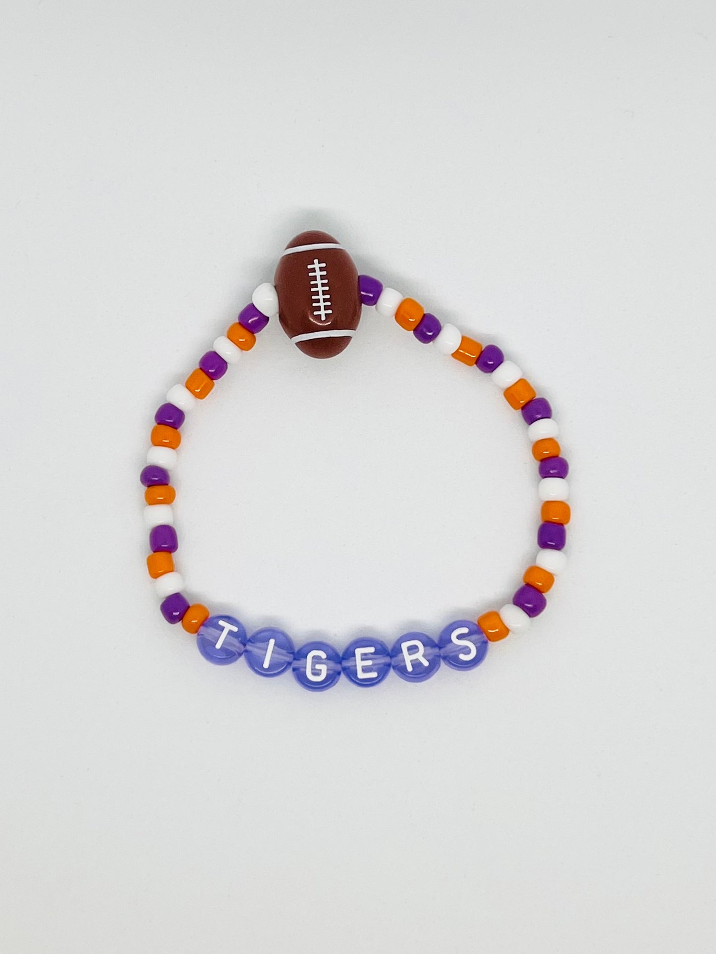 Clemson Purple Bracelet Set