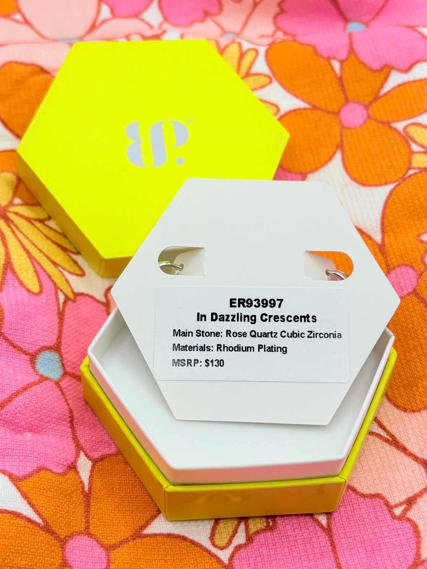 Earring - In Dazzling Crescents