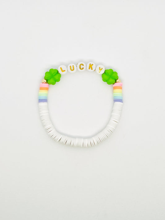 Lucky Rainbow Beaded Bracelet