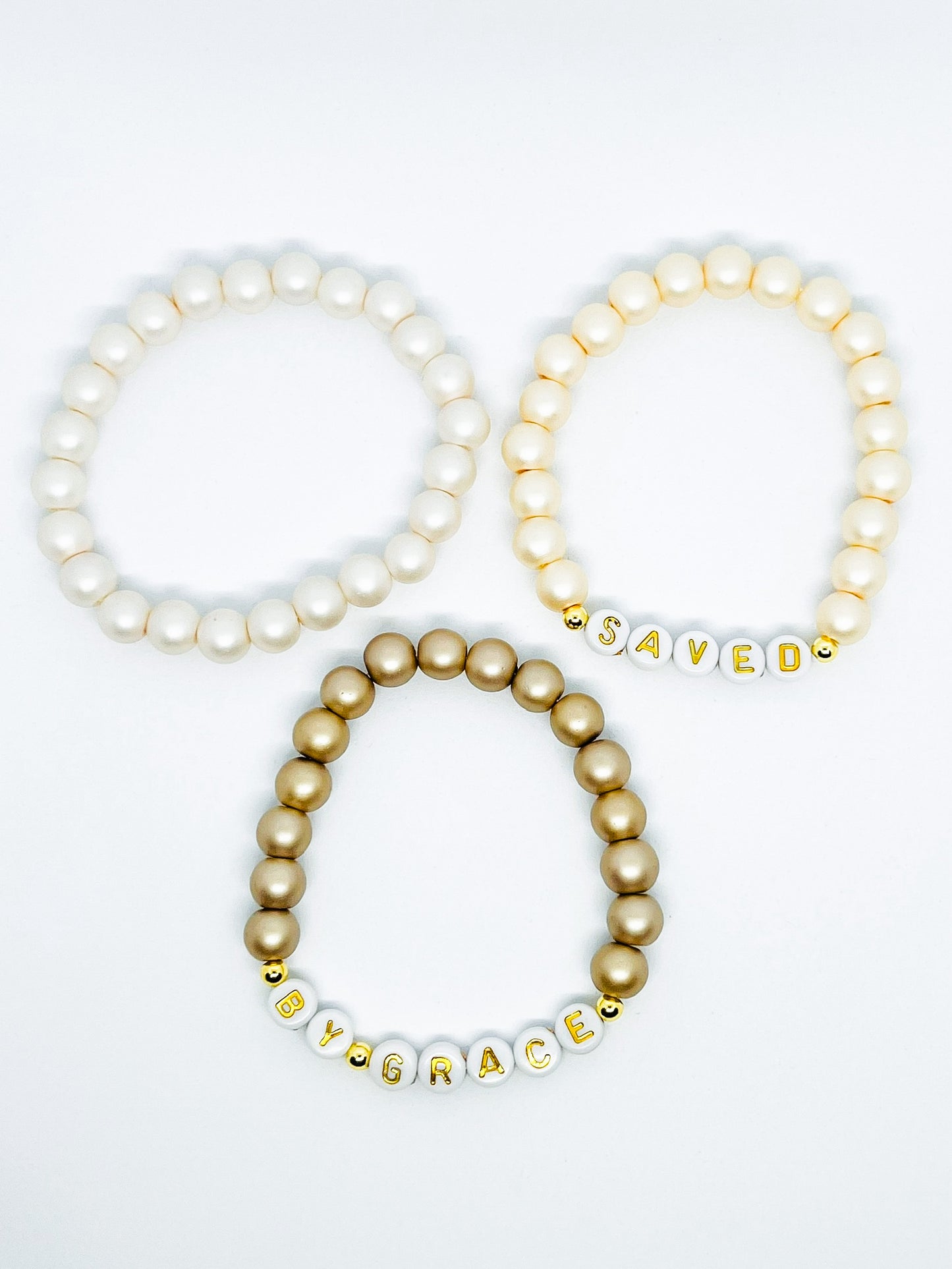 Saved By Grace Bracelet Set