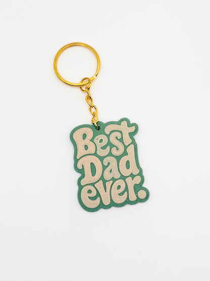 Best Dad Ever Keychain
