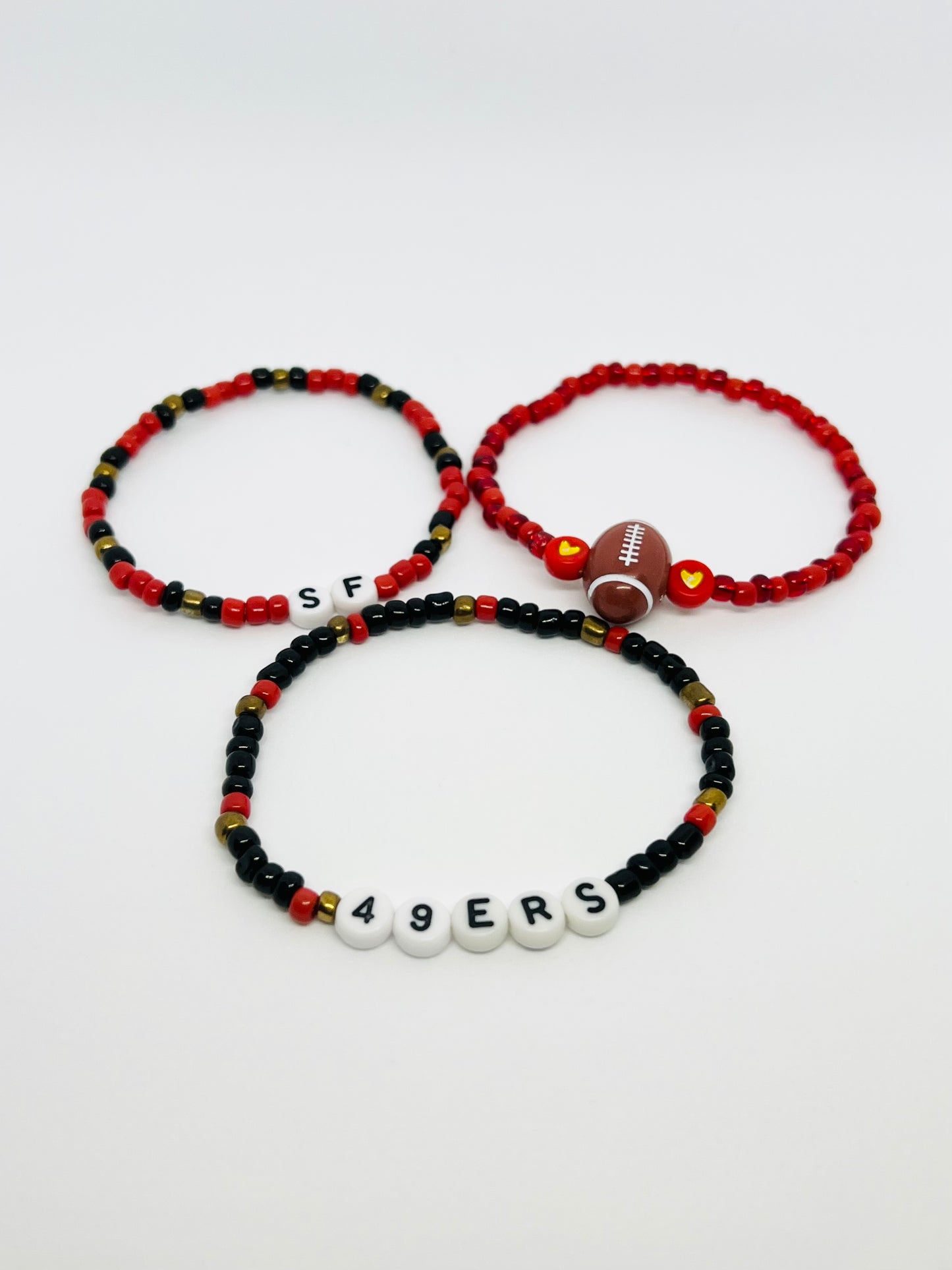 San Fran 49ers Bracelet Set