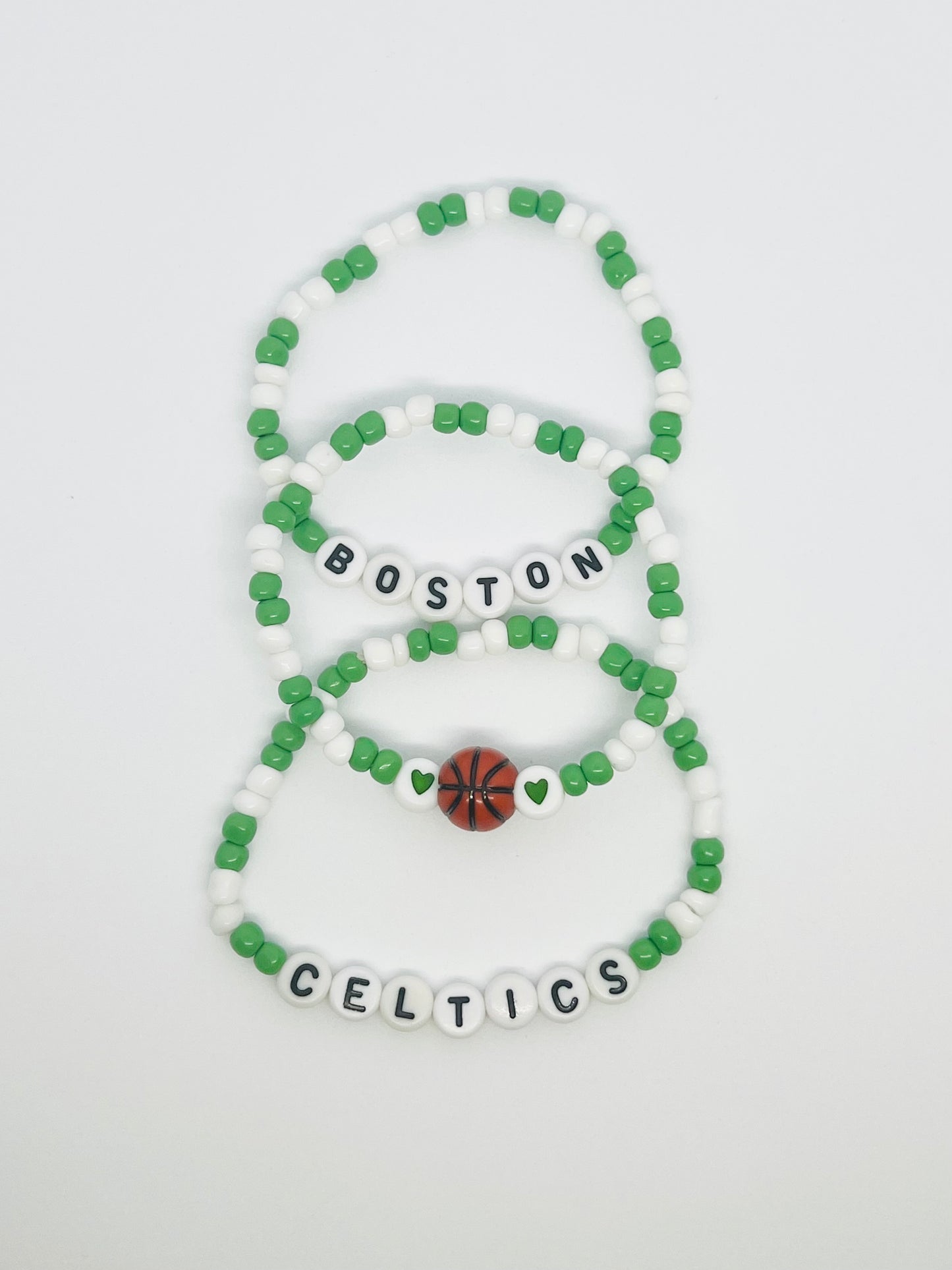 Boston Celtics Inspired Bracelet Set