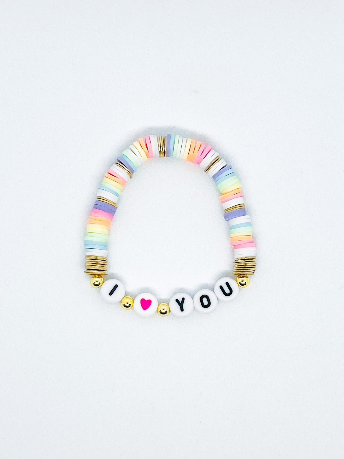 I Heart You Pastel Bracelet Set