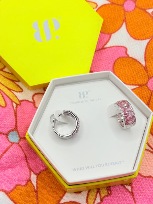 Earring - In Dazzling Crescents