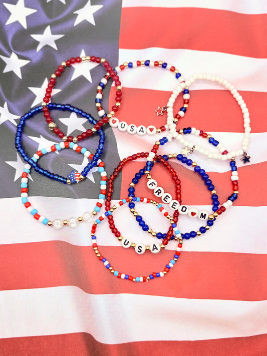 Bracelet Drop 05/16 | Patriotic & Smiles
