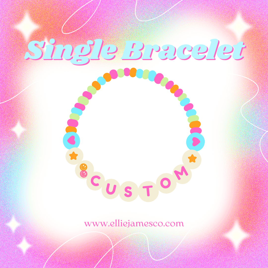 Custom Single Bracelet **Does NOT Include Gold Beaded Bracelets**