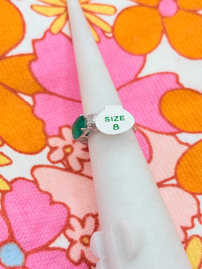 8 - May - Emerald + Rhodium - No Bag