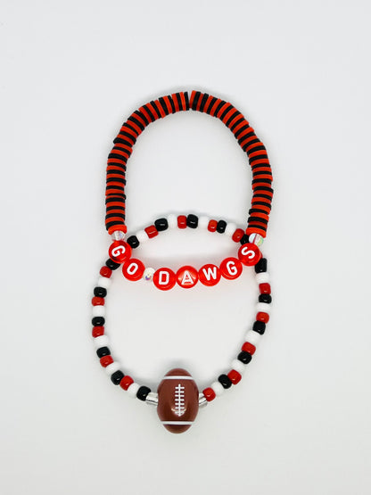 Go Dawgs Bracelet Set of 2