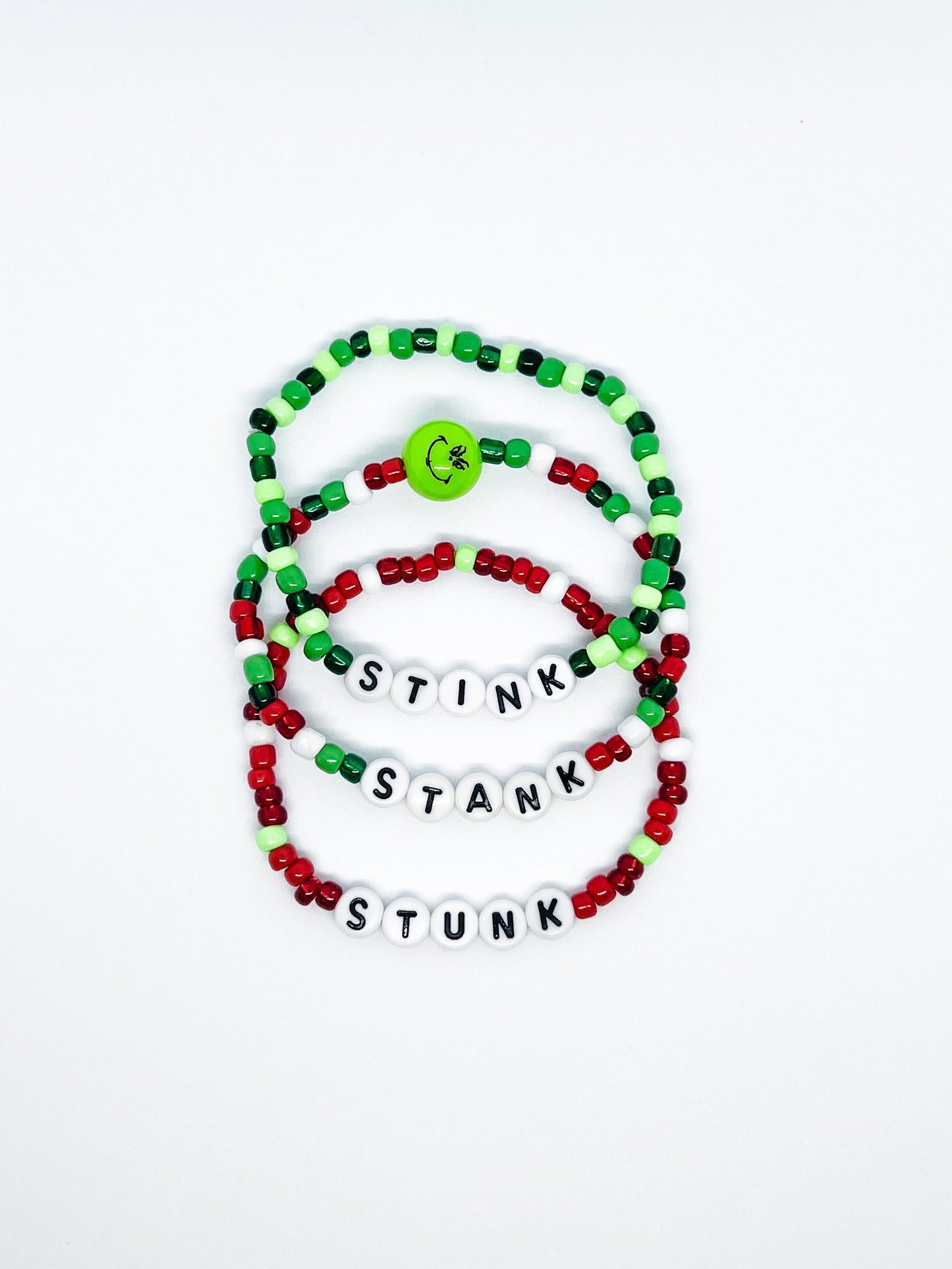 Green Guy G R I N C H Bracelets