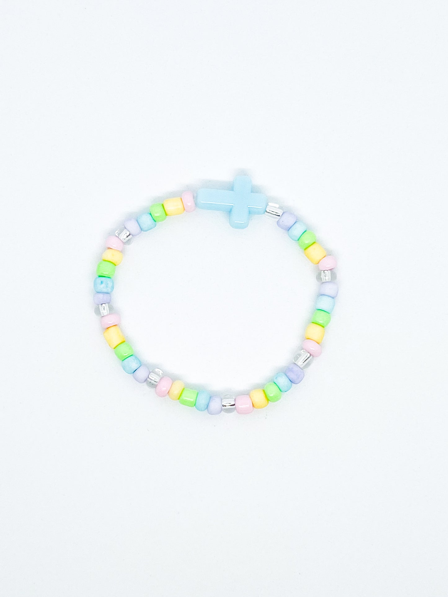 Pastel Cross Bracelet