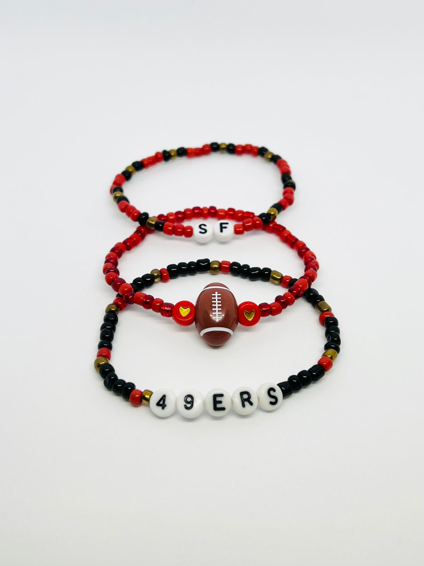 San Fran 49ers Bracelet Set