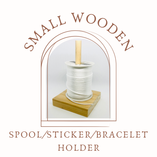 Small Wooden Spool/Sticker/Bracelet Holder – Ellie James Co.
