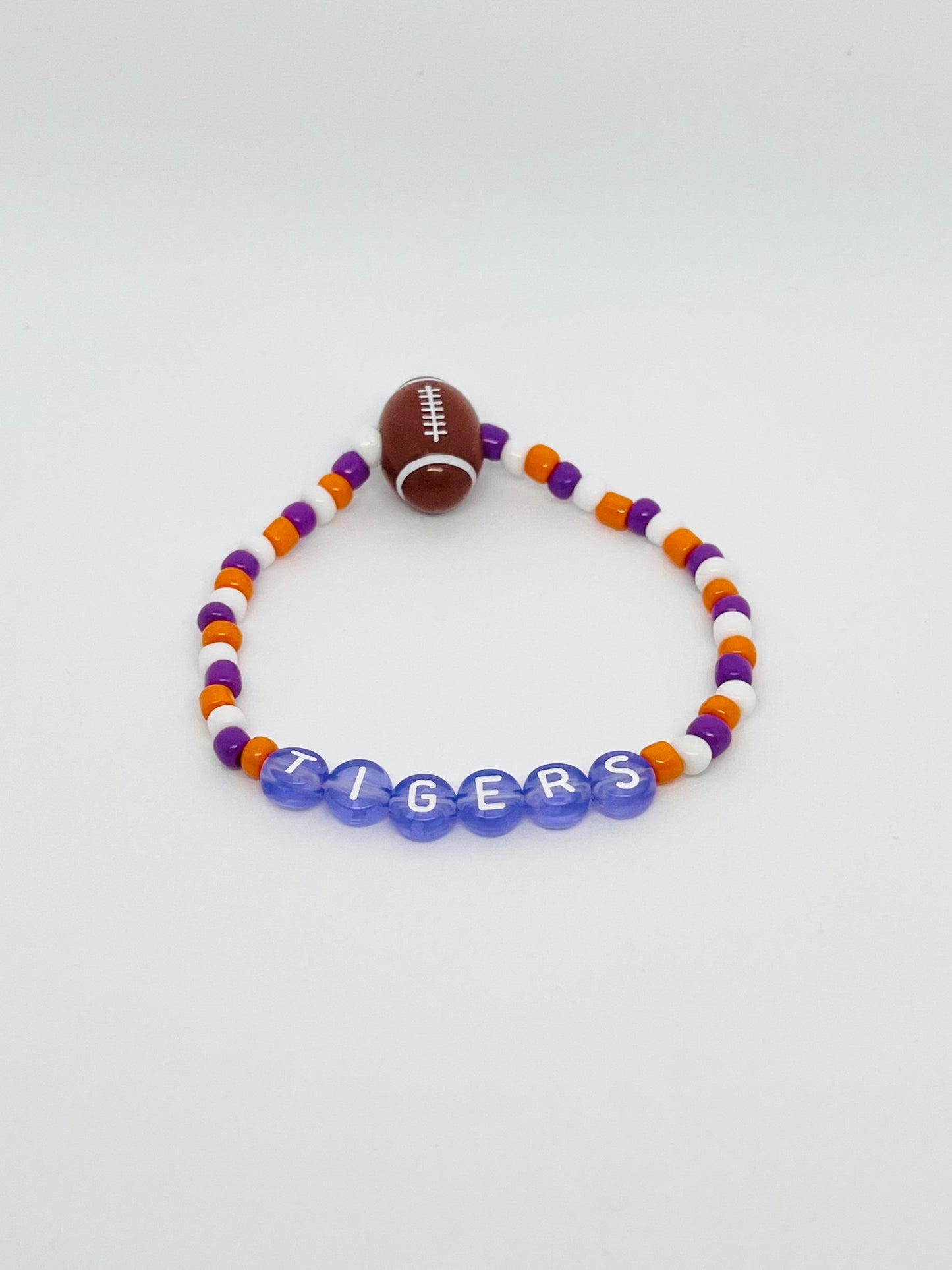 Clemson Purple Bracelet Set