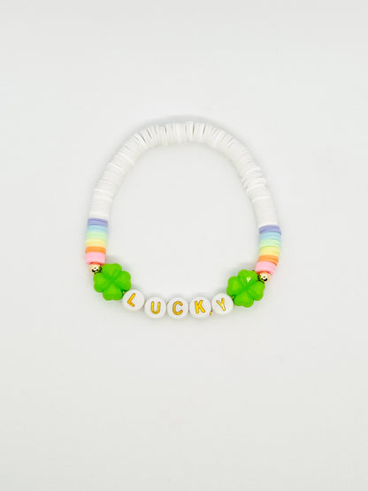 Lucky Rainbow Beaded Bracelet