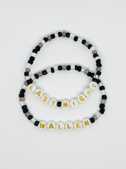 Last Night Wallen Bracelet Set