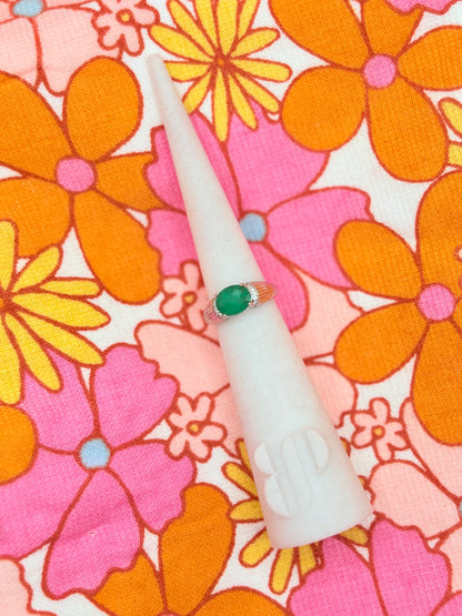 8 - May - Emerald + Rhodium - No Bag