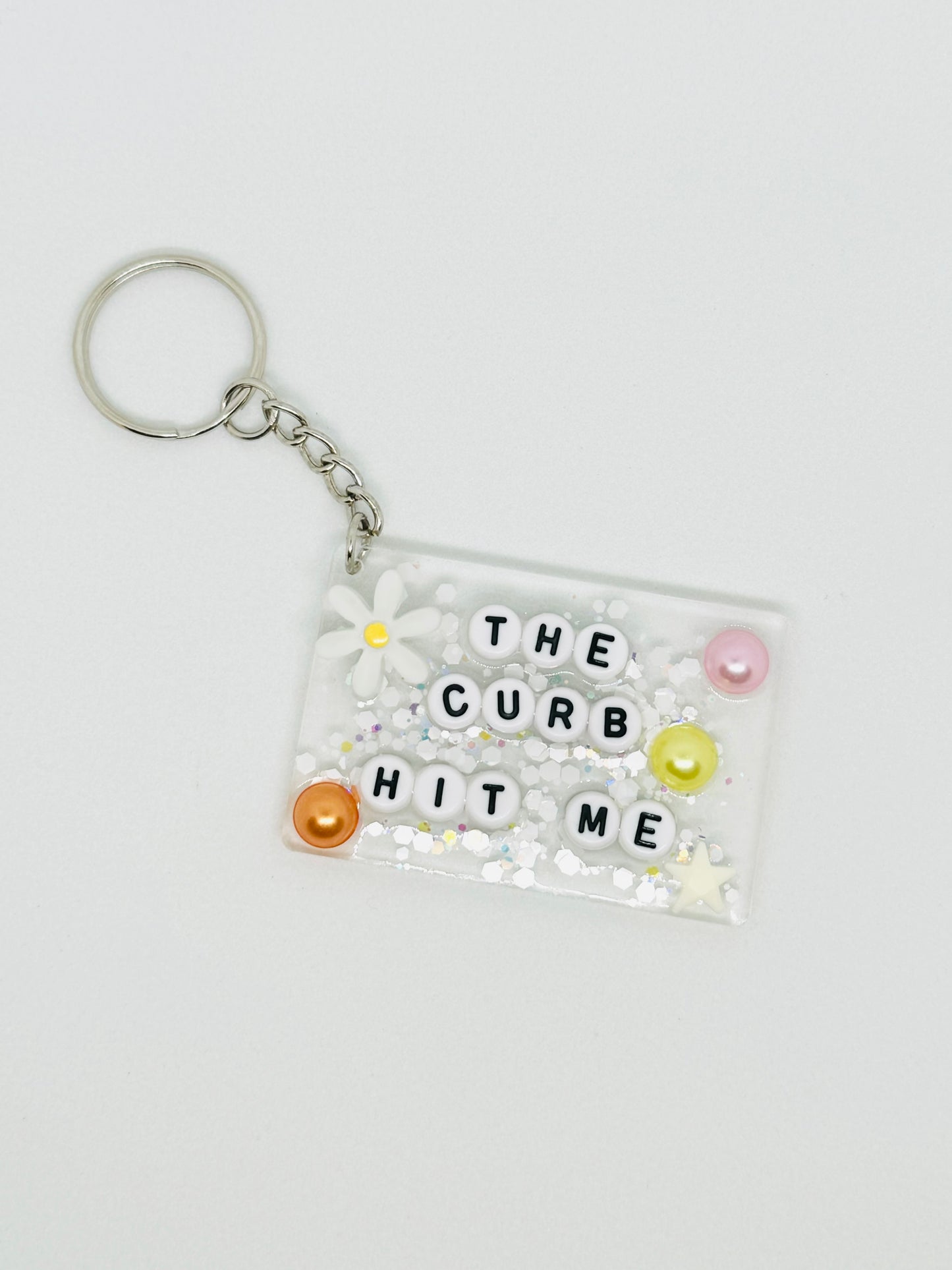 Bejeweled Retro Glitter Resin Custom Keychain Pre-Order