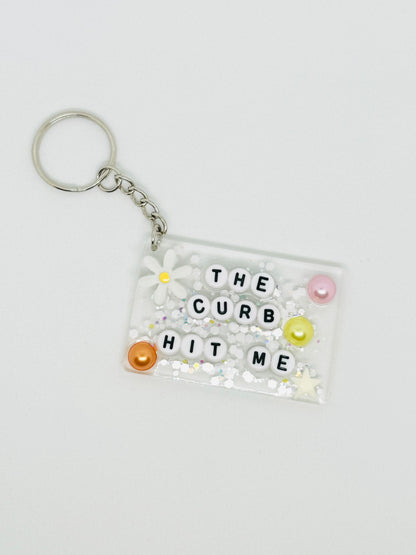 Bejeweled Retro Glitter Resin Custom Keychain Pre-Order