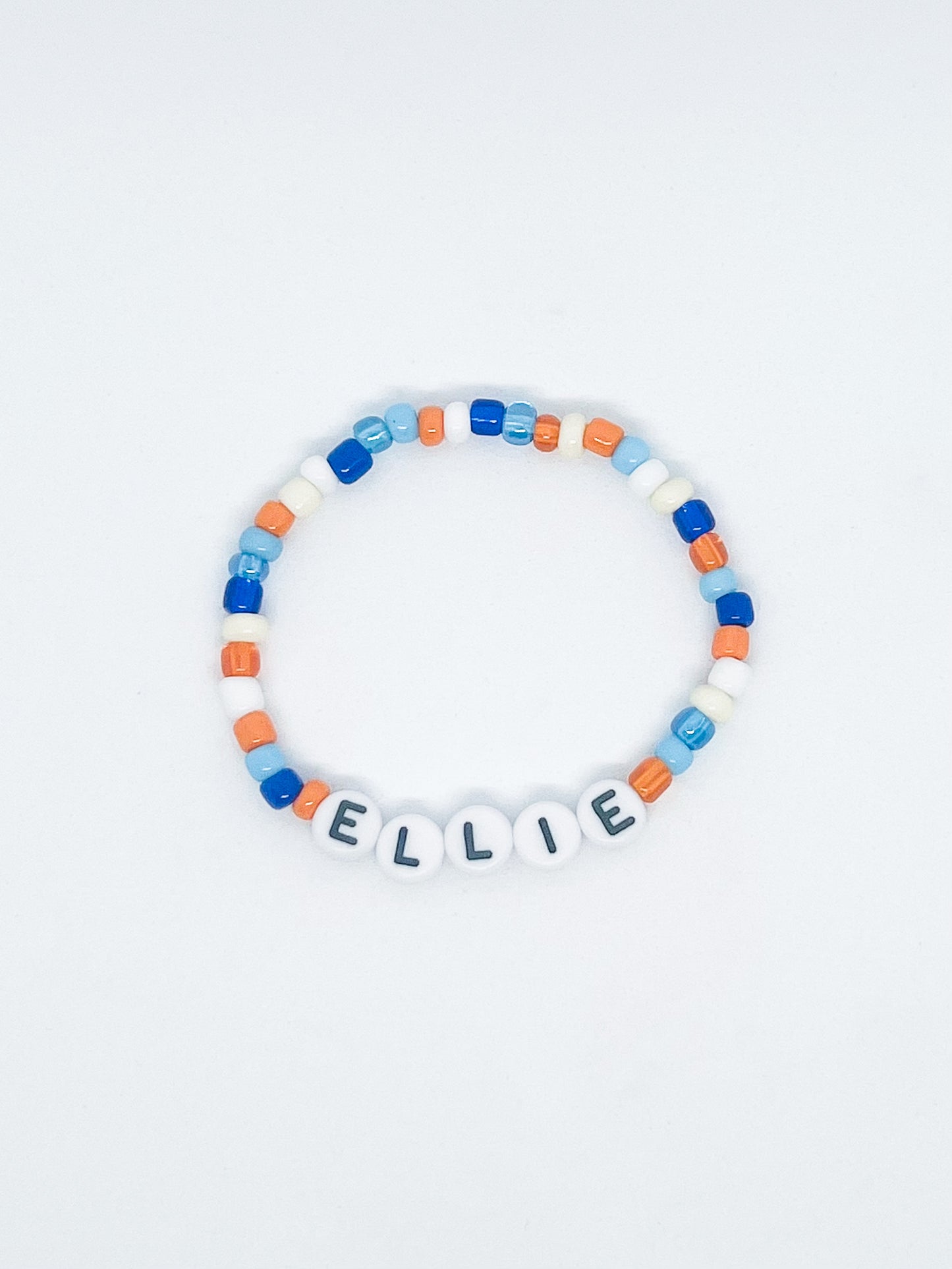 Custom Name Bluey Small Bead Bracelet