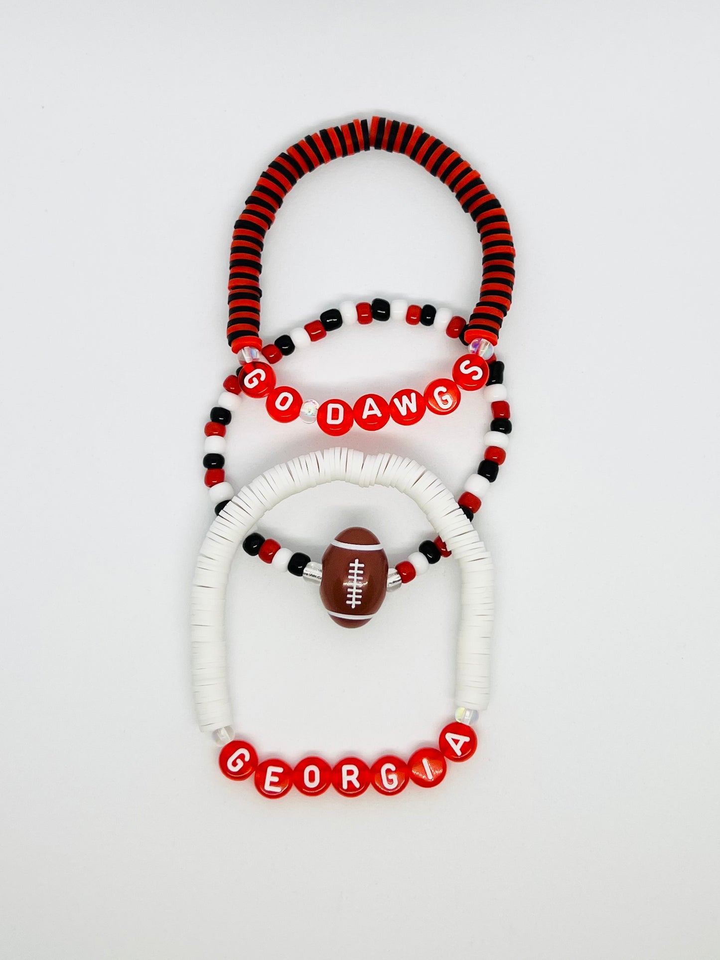 Georgia Go Dawgs Bracelet Set